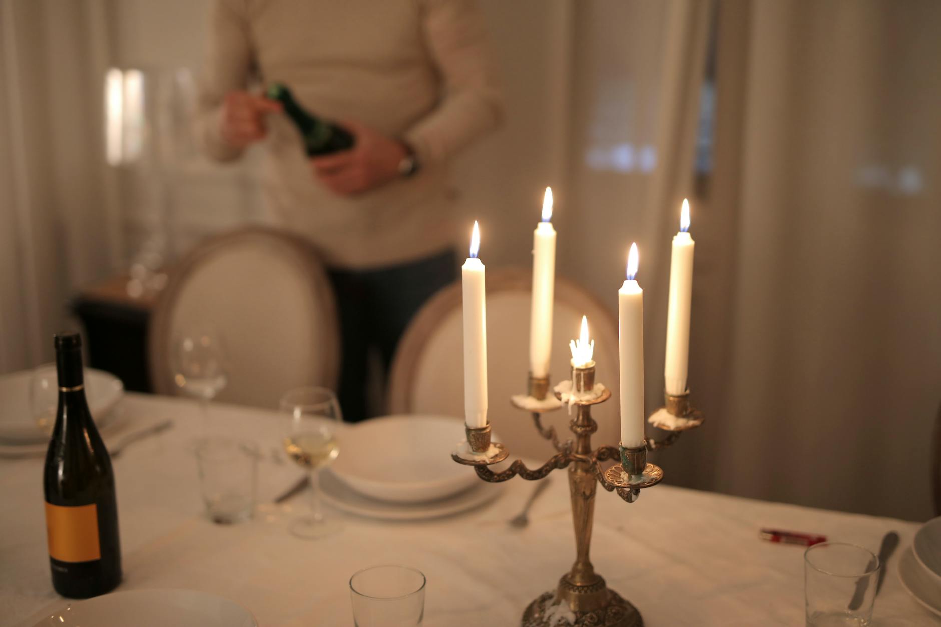 Kerzenlicht-Dinner — die perfekte Atmosphäre für besondere Abende